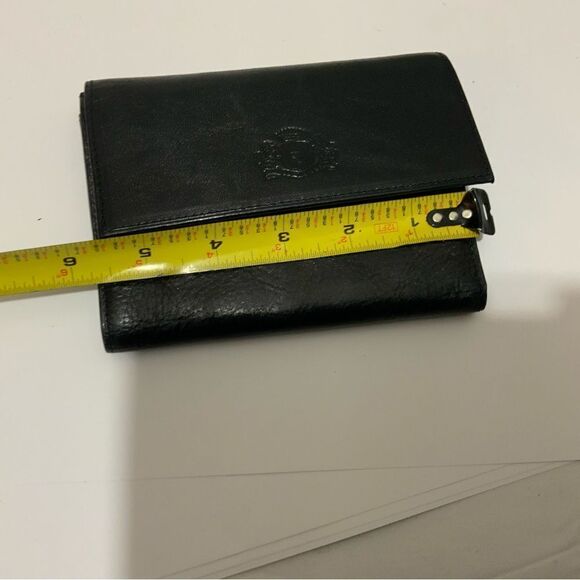 New WITTCHEN BLACK GENUINE ITALIAN LEATHER Italy Collection TRI FOLD WALLET - Picture 8 of 14